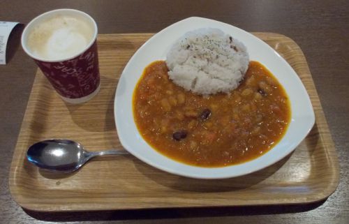 【学食のカレー】福岡女子大学 図書館 Cafe Nanの木 豆カレー レポ日 2020/12