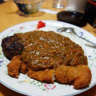 【福岡】レトロな食堂でカツカレー&ハンバーグカレー♪@キッチンあや