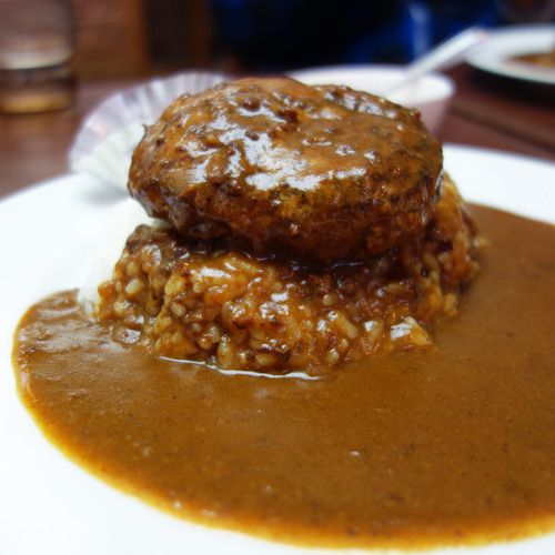 【福岡】川端通商店街の名物!ハンカレー♪@バークレー