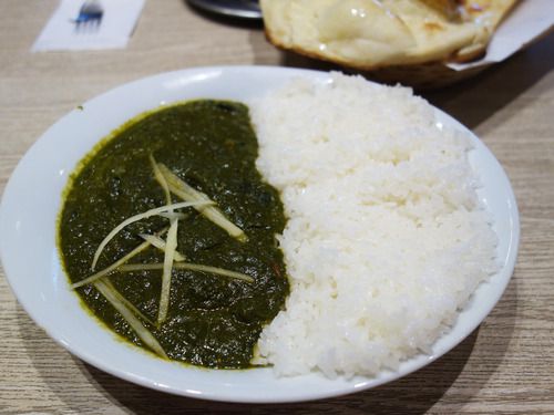【福岡】日替わりランチ690円&サグカレーライス♪@インド料理 フォーシーズン ミラン 六本松店