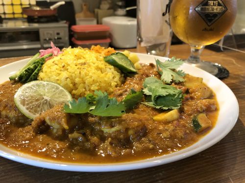 野田『亀酒楽』~素材感満載!!月2回の激レアスパイスカレーを実食☆~