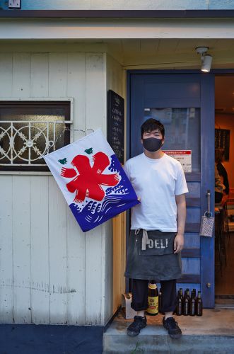かき氷屋さんになった【Telas&mico】の久保田店主。昼は【タマガワカリードットコム】でプラオプレート。