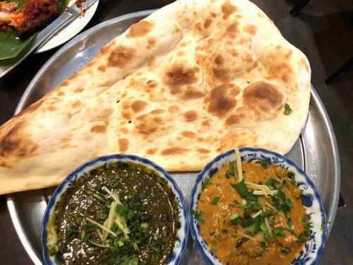 インド料理「ハリマケバブビリヤニ」でカレー2種+タンドリーチキンの「シェフセット」(※圧倒的人気は「ビリヤニ」)