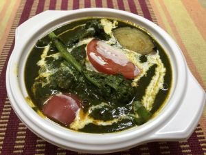 ほうれん草野菜カレー