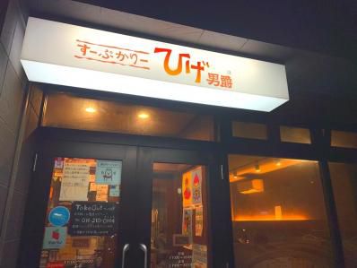 スープカレーにひげ男爵出現。『すーぷかりー ひげ男爵』(バスセンター前)