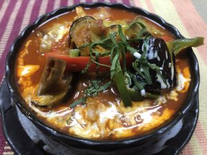 野菜とチキンのカレー