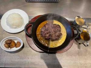 カレー日記(ハンバーグとハンバーグ)